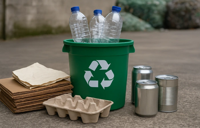 7 Materiais 100% Reciclado