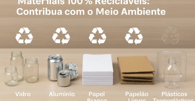 Quais Materiais São 100% Recicláveis?