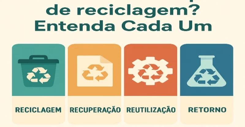 Quais São os 4 Tipos de Reciclagem?
