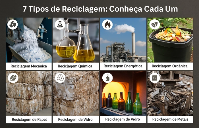 Quais São os 7 Tipos de Reciclagem?