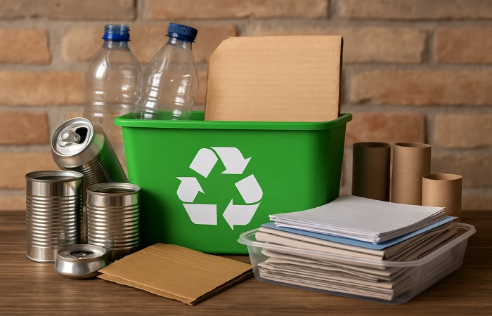 Quais materiais são considerados recicláveis?